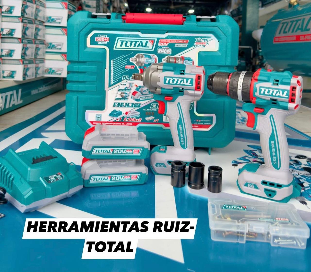 KIT DE PISTOLA IMPACTO 400N.M Y TALADRO 66N.M UTCKLI20275